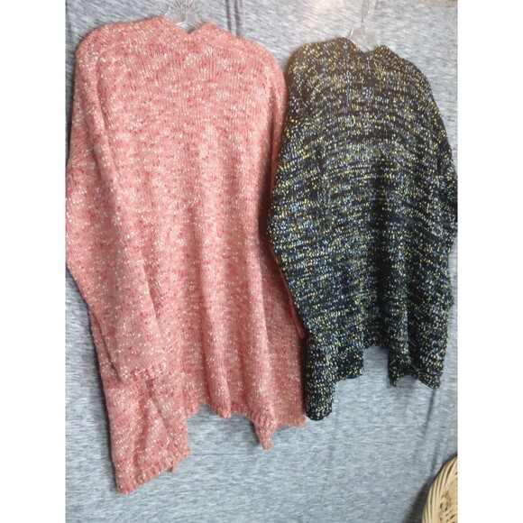 {2} Women’s Sz 1X New Directions Open Front Knit Cardigan Sweaters - Picture 10 of 12